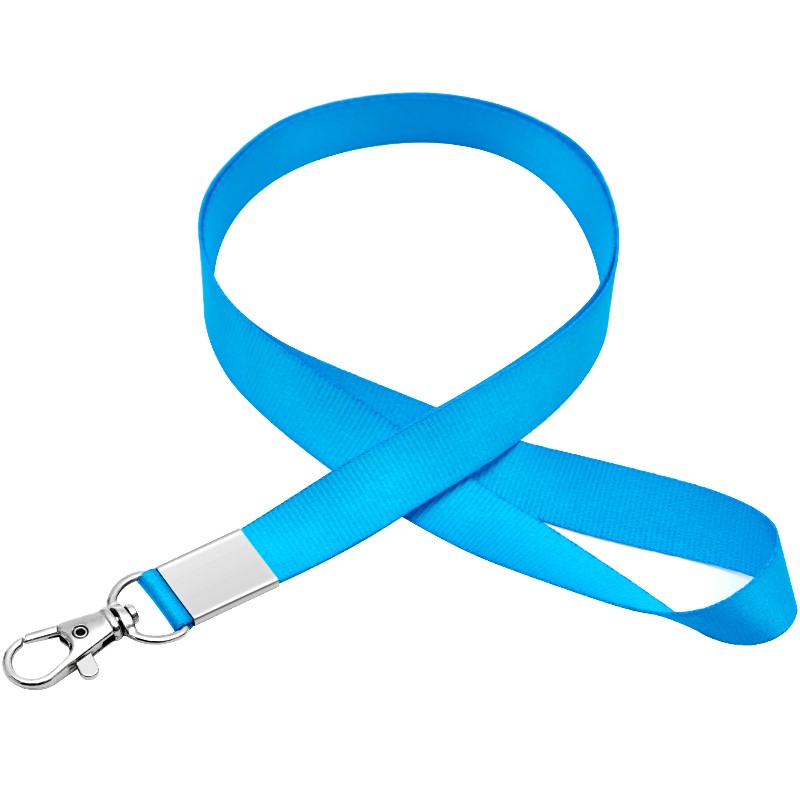 UHOO 6742-6 ID Card Lanyard (1.5cm Wide), Sky Blue, 6 Pieces/pack, ID Card Holde...