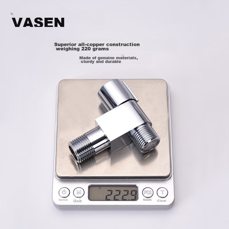 Weixing Toilet Check Valve, Brass Body, Toilet Tank Inlet One-Way Straight Retur...