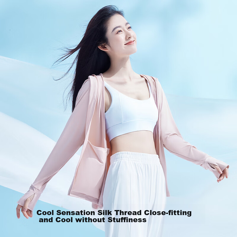 Xiaoyeheizi Loose Sun Protection Clothing for Women, Summer Jacket, Outdoor UV P...