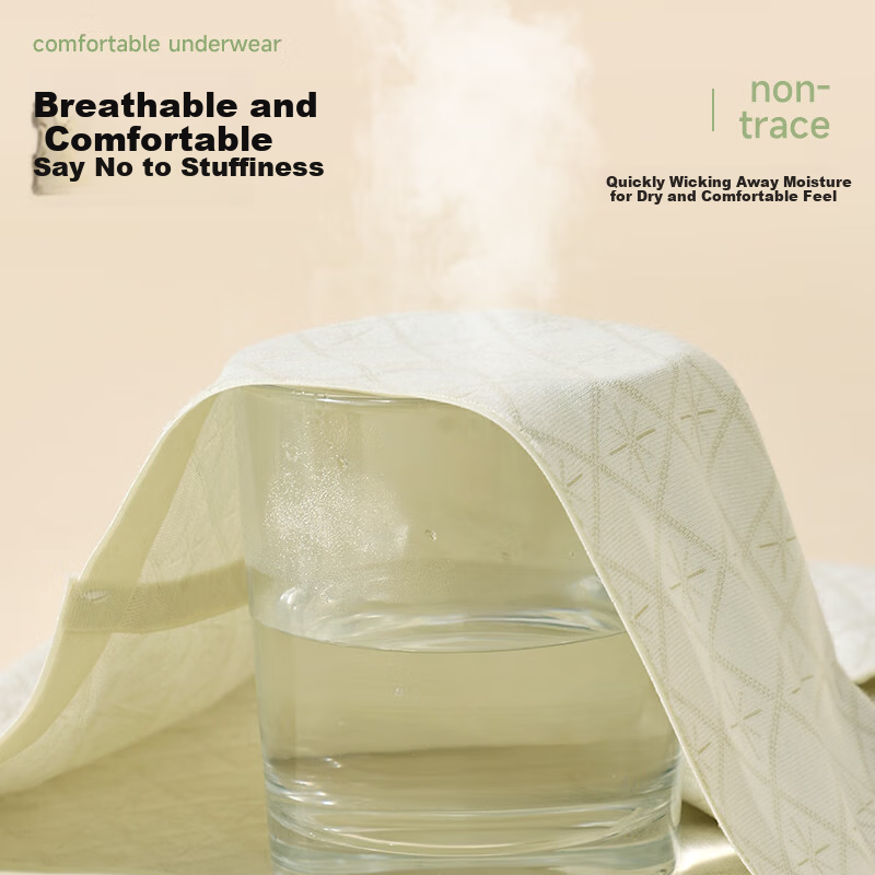 MiiOW Women's Cotton Antibacterial Crotch Triangle Shorts for Women, Khaki+Pink+...