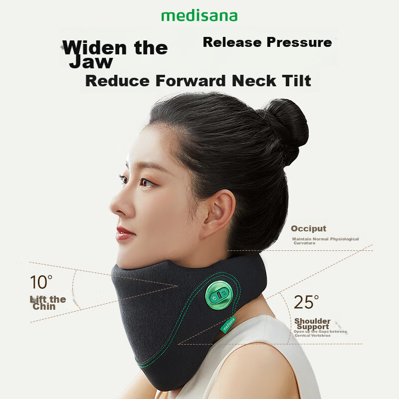 Medisana German Neck Support, Cervical Pillow, Neck Protector, Anti-Frontal Head...