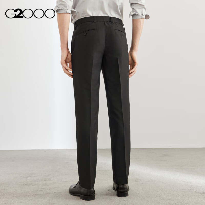 G2000 Mall Matching Anti-Static Washable Slim-Fit Dress Pants 41152073G2, Black,...