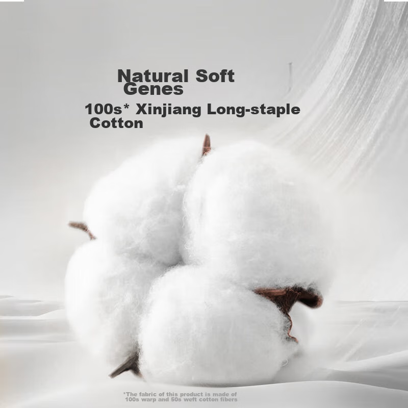 LOVO Luolai Shenghuo, Light Luxury 100S Long-Staple Cotton Sateen Four-Piece Bed...