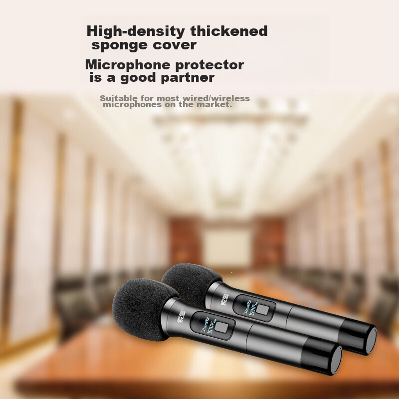 NINTAUS PJ-HMH*5 Microphone Cap, Foam Cover, Anti-Slip Microphone Protector, Spr...