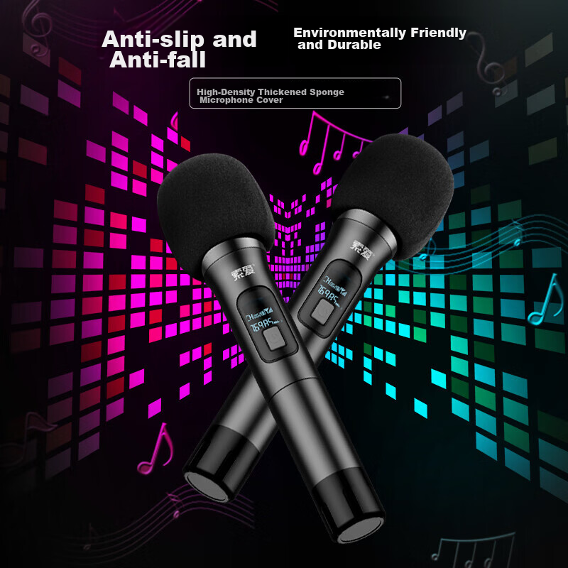 NINTAUS PJ-HMH*5 Microphone Cap, Foam Cover, Anti-Slip Microphone Protector, Spr...