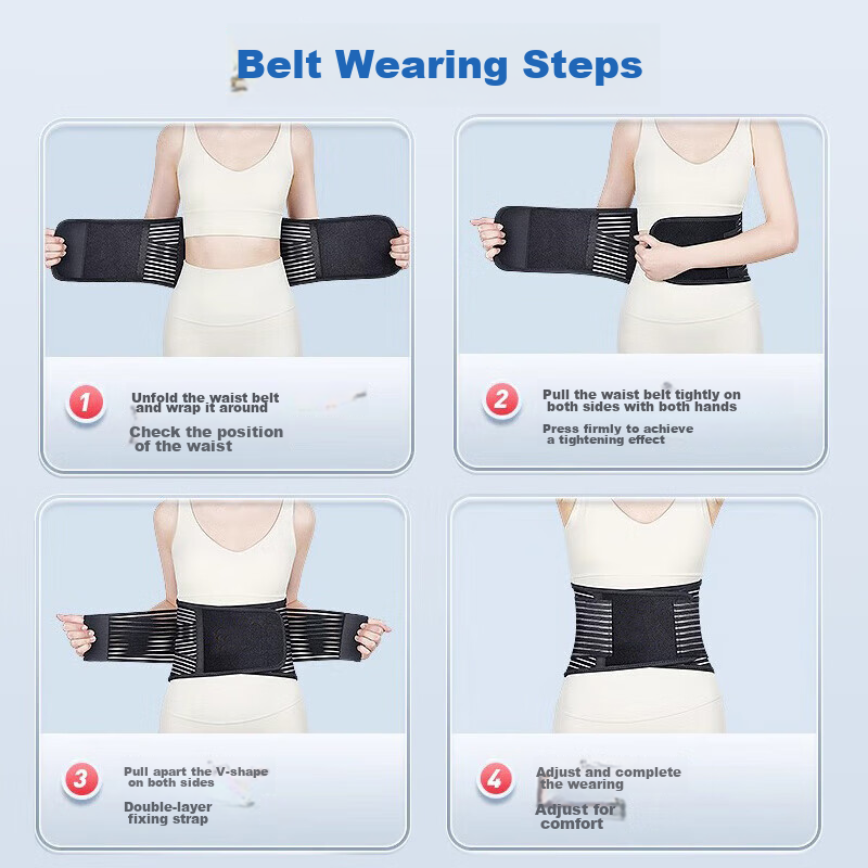 999 Medical Back Support Belt for Herniated Disc, Lumbar Muscle Strain, Lumbar S...