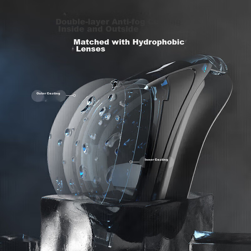 LI-NING Swimming Goggles And Cap, Waterproof And Anti-Fog, for Men And Women, Hi...