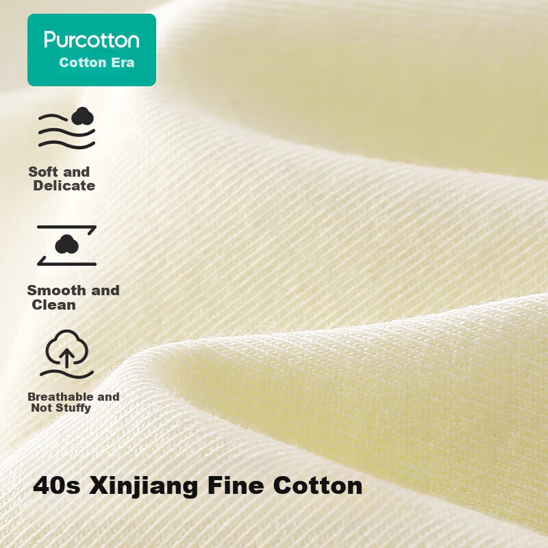 PurCotton Women's High Waist Triangle Panties 3-Pack - Smoke Pink + Mint Green +...