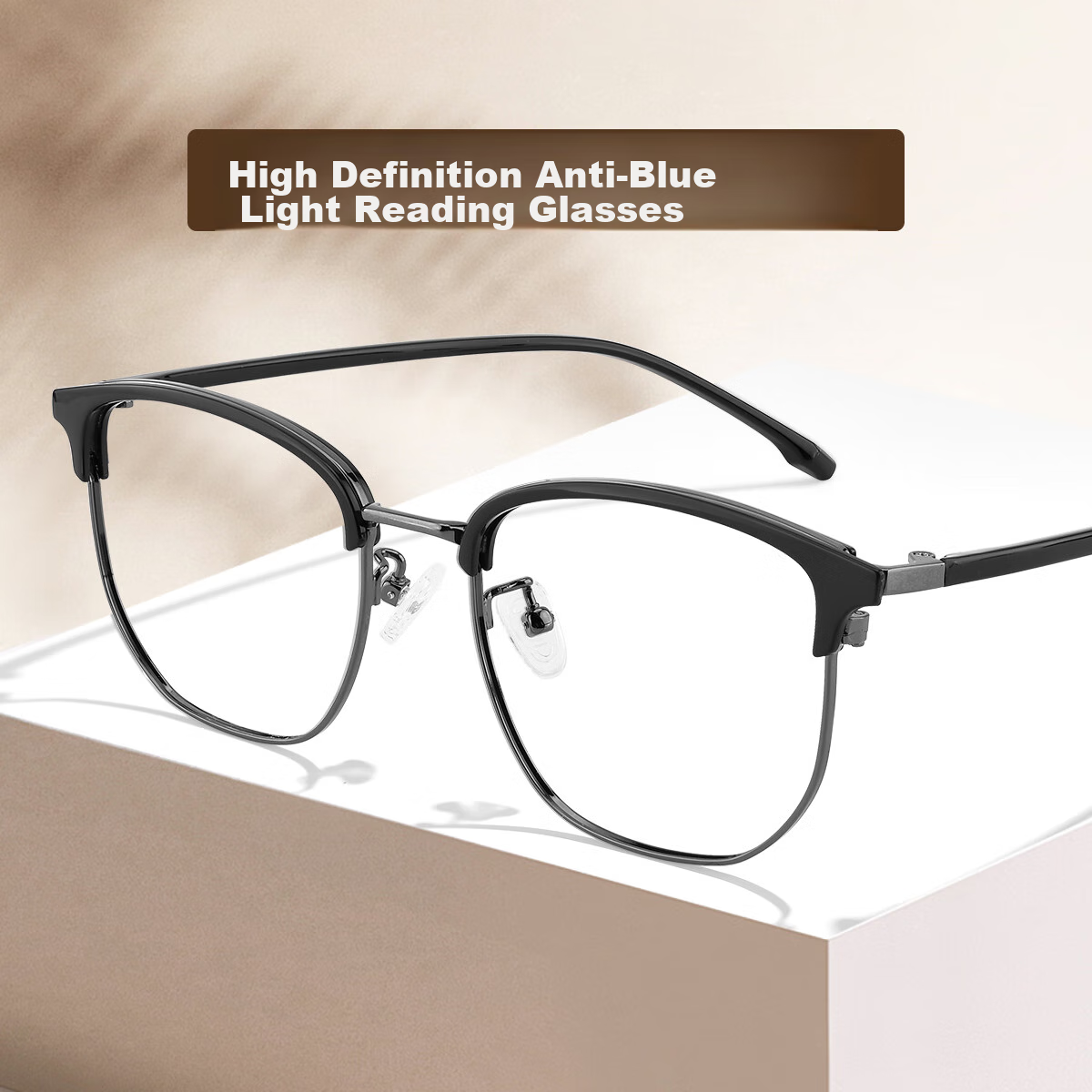 Ouna Reading Glasses for Men And Women, High-Definition Anti-Blue Light Anti-Rad...