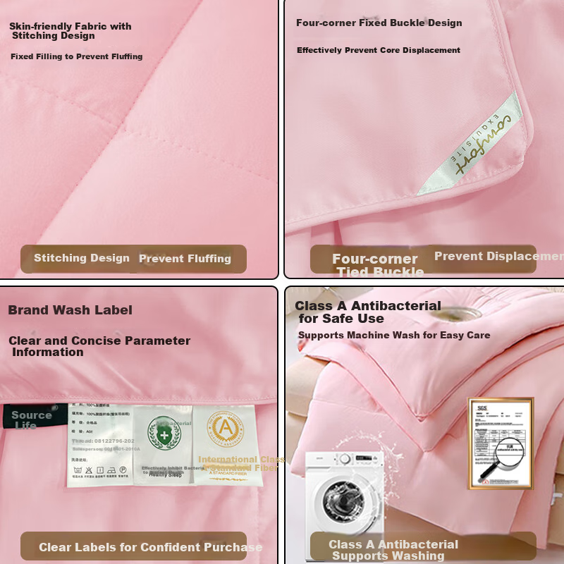 Yuan Shenghuo Single Bed Comforter, Class A Antibacterial Duvet, Student Dormito...