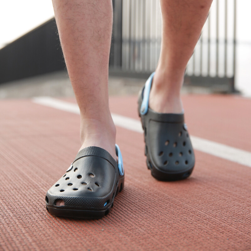 Huili Warrior Casual Couple Slippers, Breathable Outdoor Versatile Closed-Toe Be...