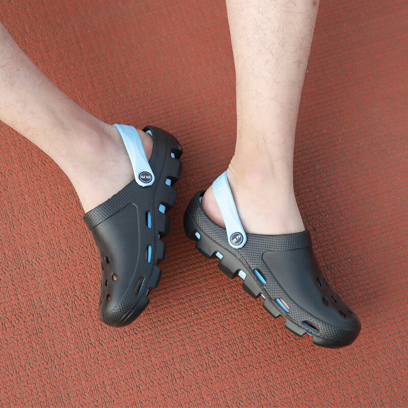 Huili Warrior Casual Couple Slippers, Breathable Outdoor Versatile Closed-Toe Be...