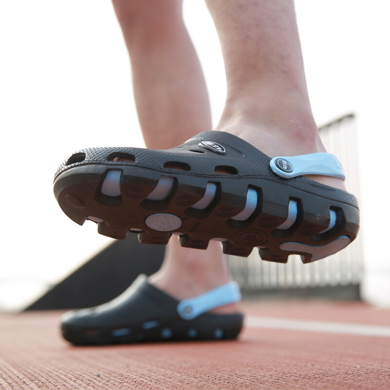 Huili Warrior Casual Couple Slippers, Breathable Outdoor Versatile Closed-Toe Be...