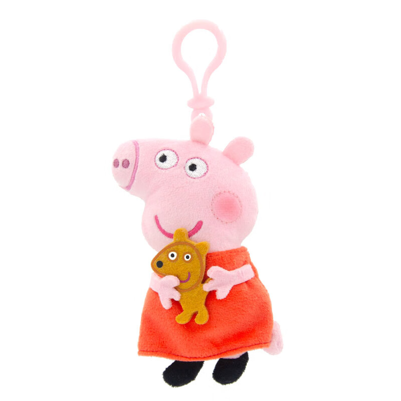 Peppa Pig Plush Toy Peppa George Dinosaur Pendant Backpack Accessory Cartoon Boy...