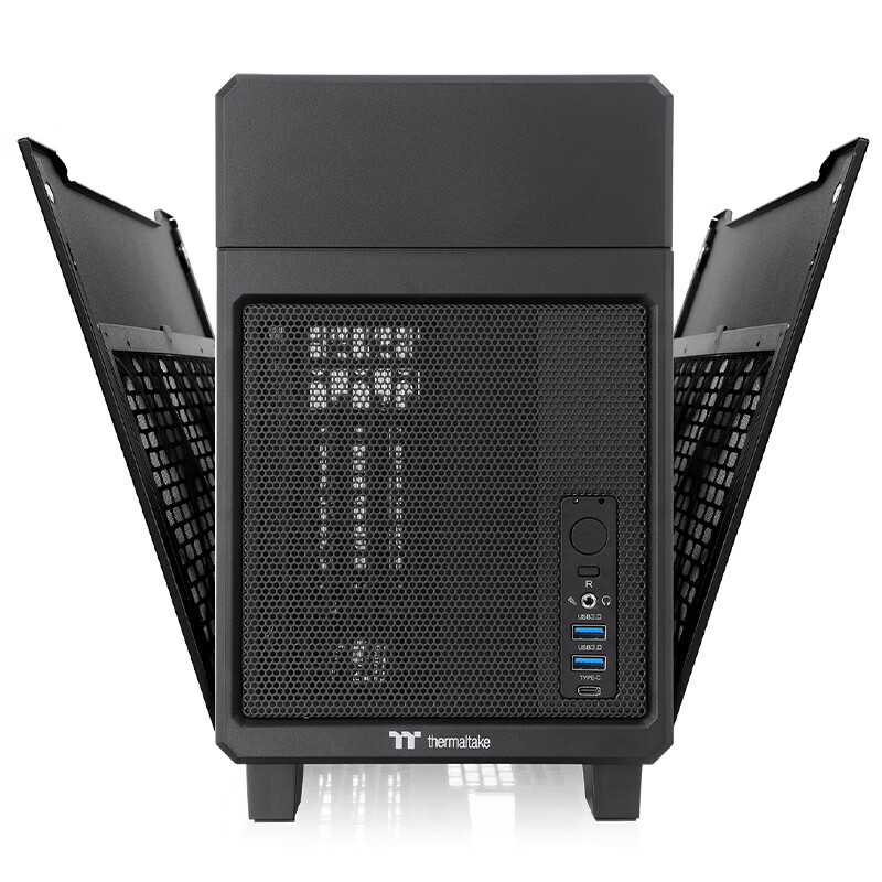 Thermaltake (Tt) TR100 Black Mini Tower Water-Cooled Computer Case (ITX Motherbo...