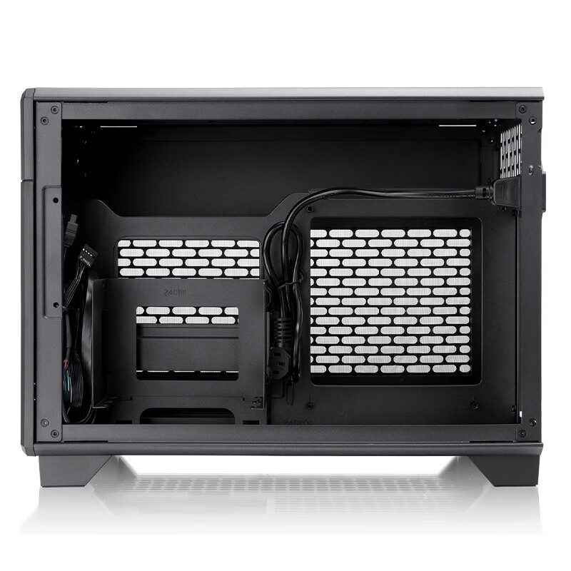 Thermaltake (Tt) TR100 Black Mini Tower Water-Cooled Computer Case (ITX Motherbo...