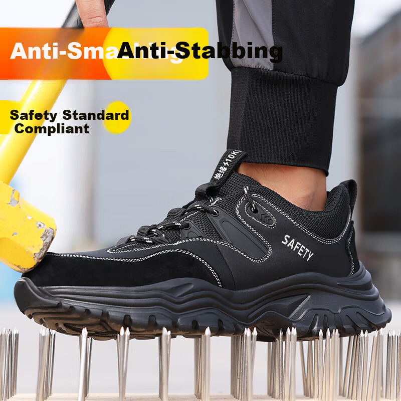 GUYISA Safety Shoes for Men, Electrician Insulated Anti-Smashing Anti-Puncture U...