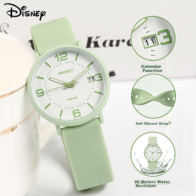 Disney Student Watch for Girls, High School And College Entrance Exam, Quartz Wa...