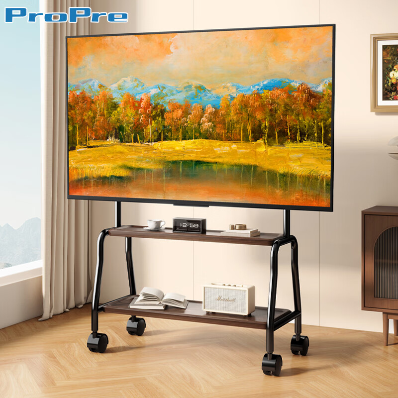 ProPre TV Mobile Stand Floor Stand for Living Room And Bedroom, 32-75 Inch Doubl...
