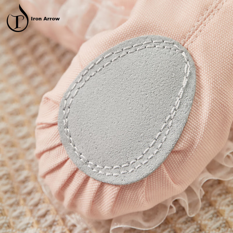 Tiejian Children's Dance Shoes, Rabbit Lace Ballet Dance Shoes, Girls' Chinese D...