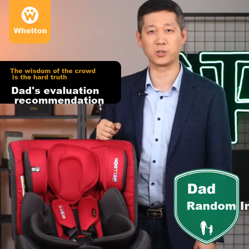 Welldon Smart Turn Child Safety Car Seat for Ages 0-7, ISize Certified, Physical...