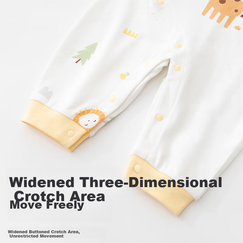 Babyprints Baby Romper, Infant All-Season Underwear, Long-Sleeve Bodysuit, Pure...