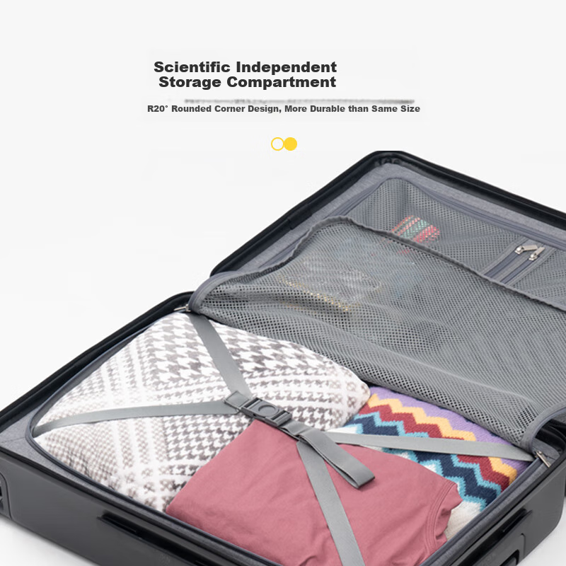 LEVEL8 Luggage Suitcase for Men And Women, Password Lock, Large Capacity Travele...