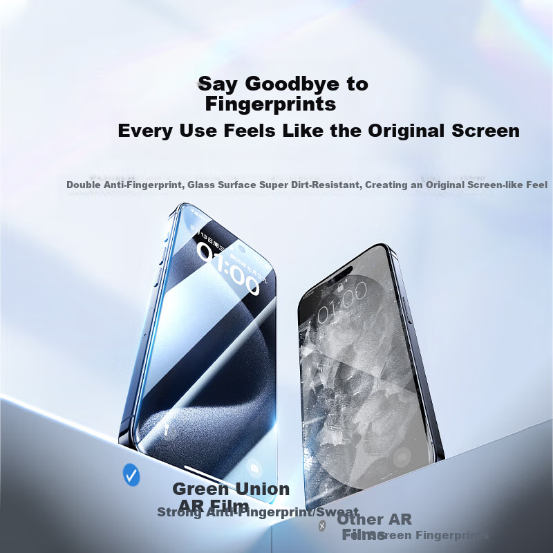 UGREEN AR Anti-Reflection Film for Apple 16/15 Tempered Glass Screen Protector f...