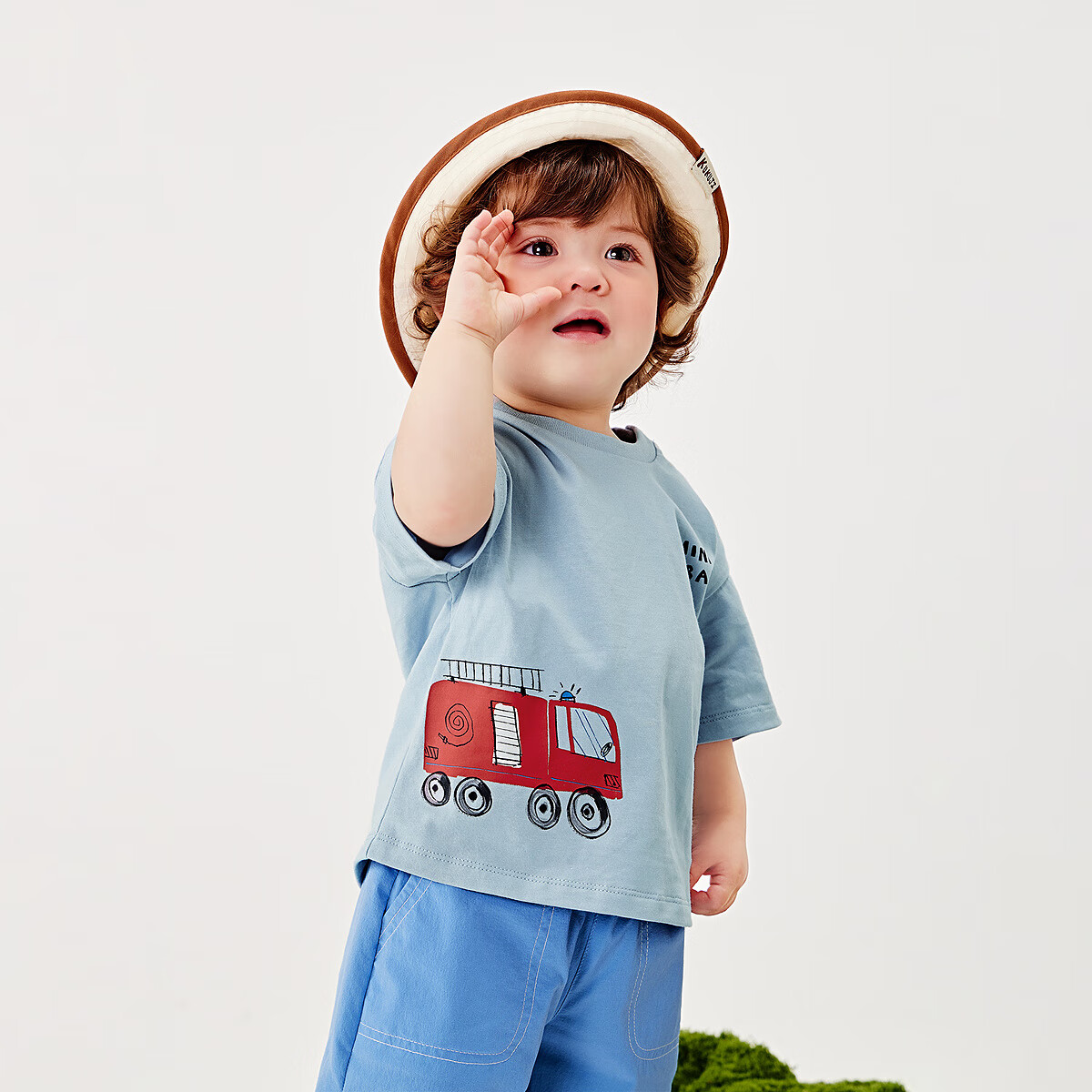 Minibala Boys Girls Short Sleeve Summer Baby Cute Breathable Pure Cotton T-shirt...