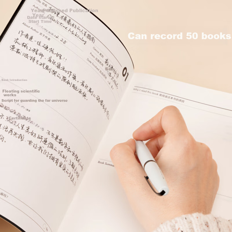 Reading Habit Notebook - Red Velvet