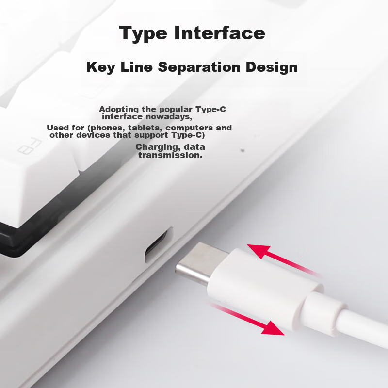 CHERRY MX1.1 Mechanical Keyboard, G80-3910 Gaming Keyboard, Floating Non-Steel S...