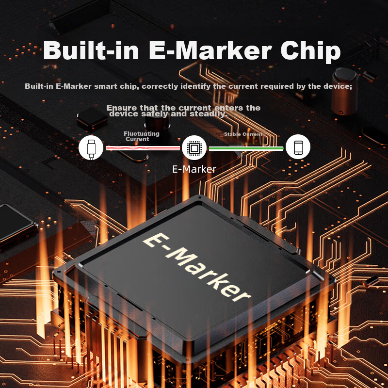 USB4 Full-Function Type-C Data Cable, 8/4K Video, PD240W Fast Charging, Compatib...