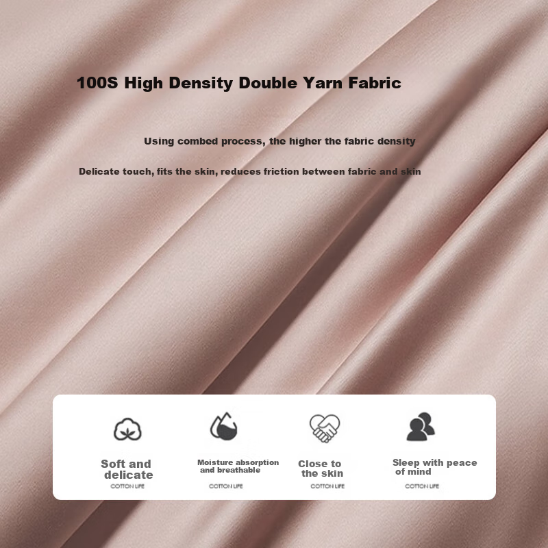 Ziiu Zhangyu A-Class Long-staple Cotton Four-piece Set 100S Full Cotton Tribute...