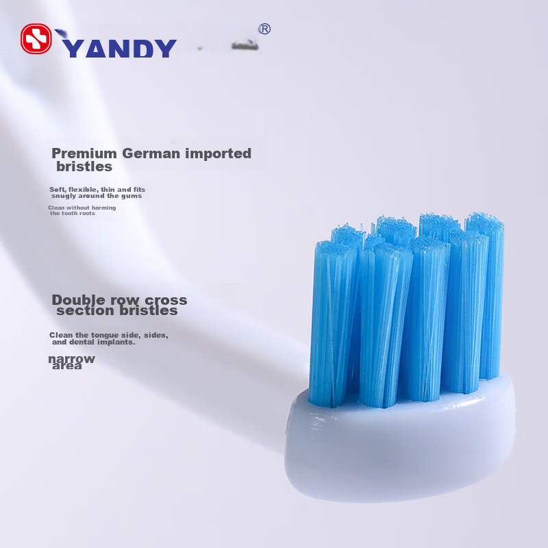 YANDY Dental Implant Brush Single Piece, for Teeth Braces during Orthodontic Tre...