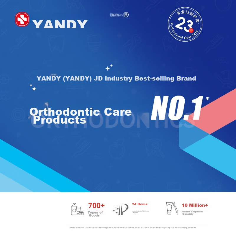 YANDY Orthodontic Toothbrush, Concave U-Shaped, 3-Pack, for Adults And Children...