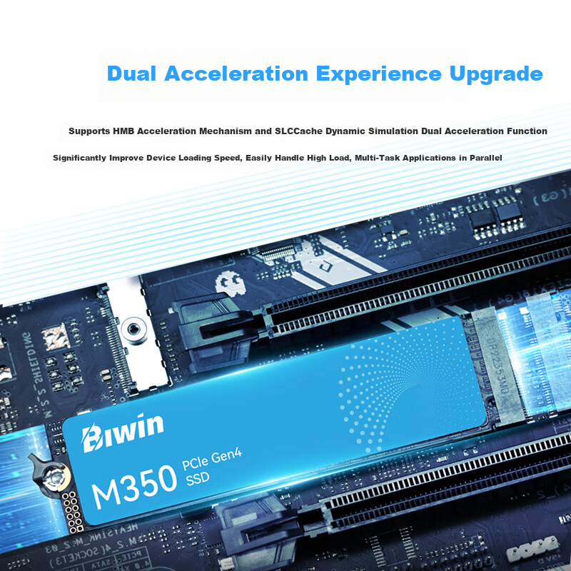 BIWIN 2TB SSD M.2 Interface (NVMe Protocol) M350 PCIe4.0 Read Speed 5200MB/s AI...