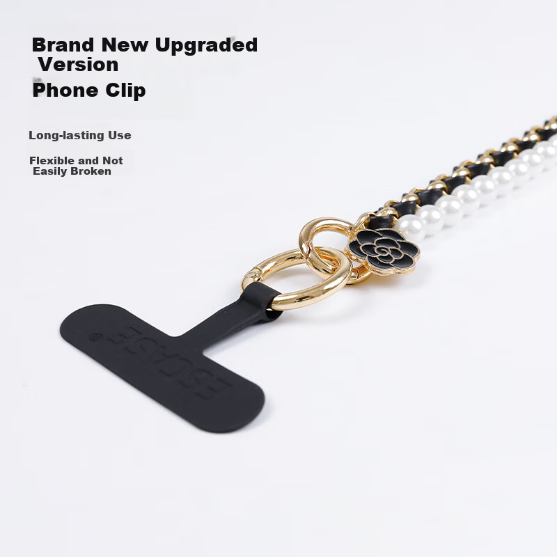 ESCASE Dual Chain Wrist Strap Anti-theft Hand Strap Anti-lost Clip Anti-drop for...