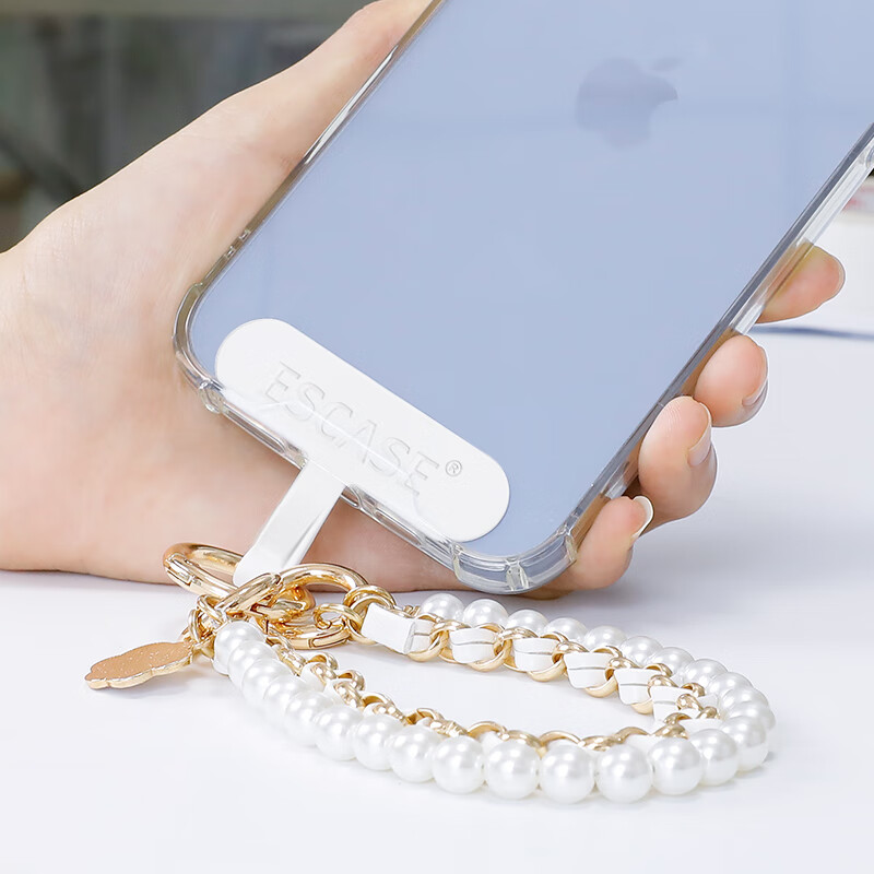 ESCASE Dual Chain Wrist Strap Anti-theft Hand Strap Anti-lost Clip Anti-drop for...