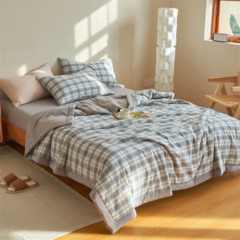 MUJI Class A 100% Cotton Air Conditioning Quilt, Summer Comforter, 200*230cm