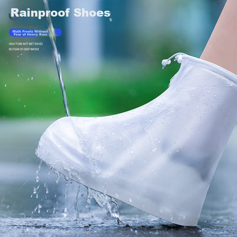 JAJALIN Waterproof Shoe Covers for Men And Women, Thick-Soled Rain Boots, Non-Sl...