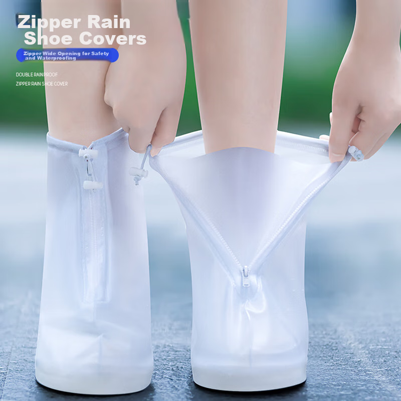 JAJALIN Waterproof Shoe Covers for Men And Women, Thick-Soled Rain Boots, Non-Sl...