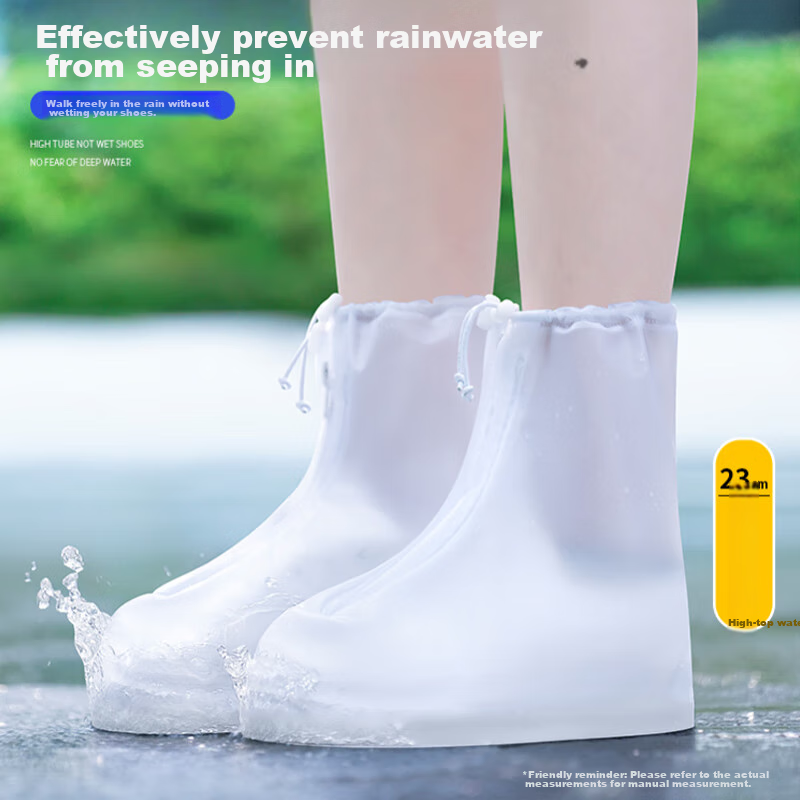 JAJALIN Waterproof Shoe Covers for Men And Women, Thick-Soled Rain Boots, Non-Sl...