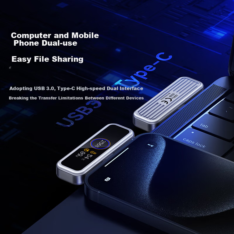 EAGET I30pro 256GB USB3.0 Type-C, Apple Android Phone USB Drive, PD Power Supply...