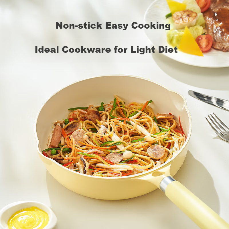 Jingzao Ceramic Non-stick Frying Pan for Eggs, Pancakes, Steaks, Breakfast, Gas...