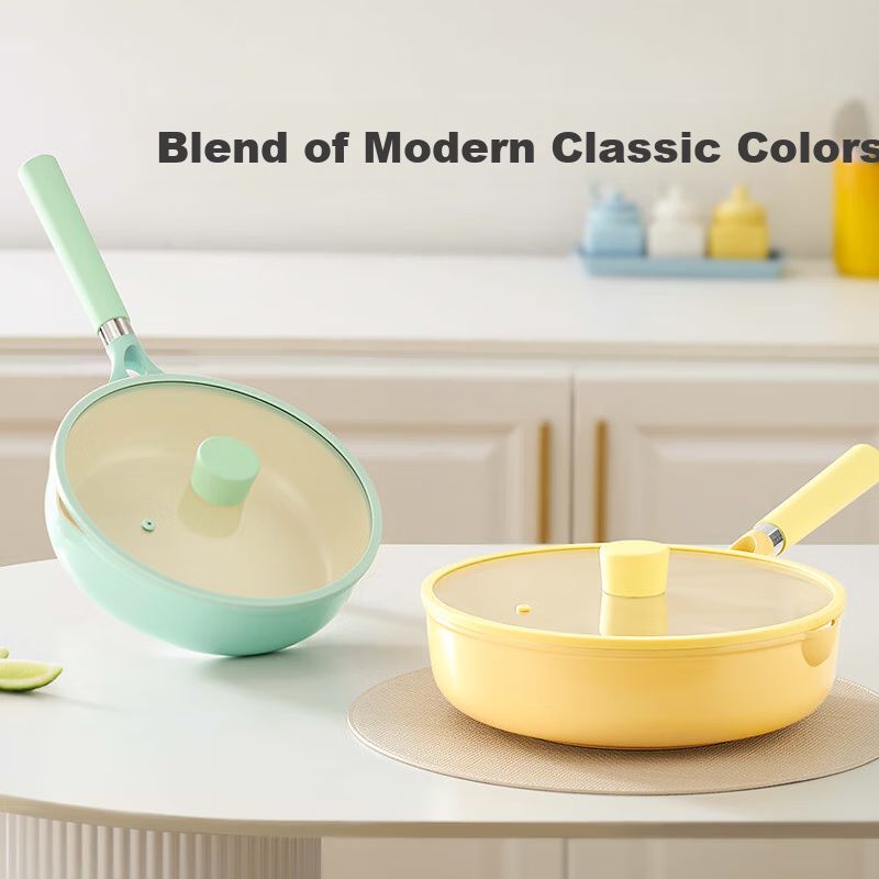 Jingzao Ceramic Non-stick Frying Pan for Eggs, Pancakes, Steaks, Breakfast, Gas...