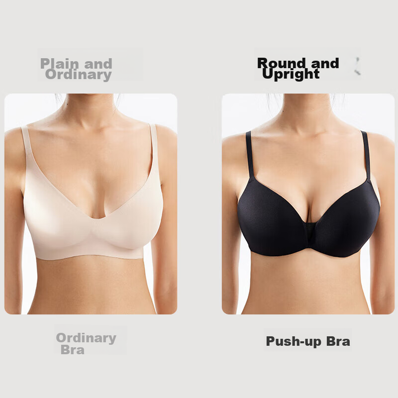 Youkeshu Women's Bra, Push-Up for Small Breasts, Enhancing, Sexy, Soft Support,...