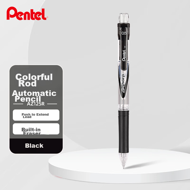 Pentel Mechanical Pencil 0.5mm, Break-Resistant Lead, Drawing Pencil for Student...