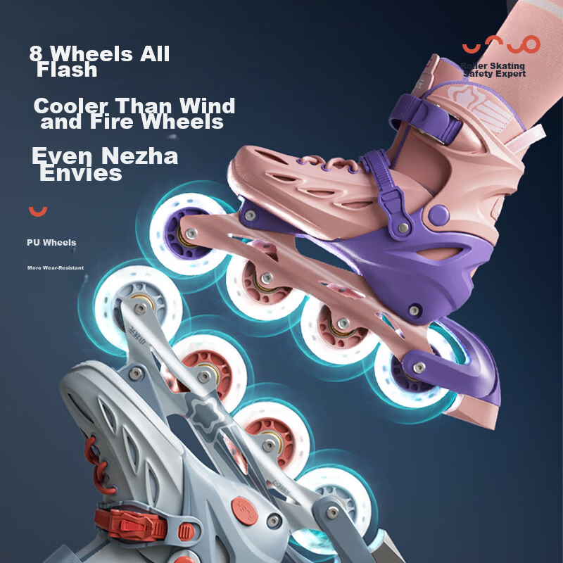 Xiaozhuangyuan Roller Skates for Children, Inline Skates for Boys And Girls, Rol...