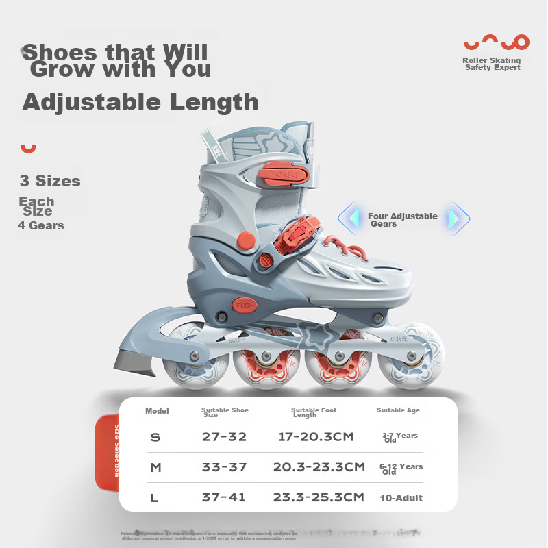 Xiaozhuangyuan Roller Skates for Children, Inline Skates for Boys And Girls, Rol...