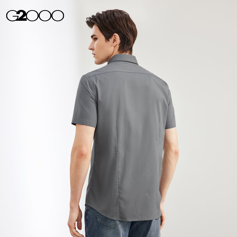 G2000 Mall Matching Cotton Blend Comfortable Skin-Friendly Textured Short-Sleeve...